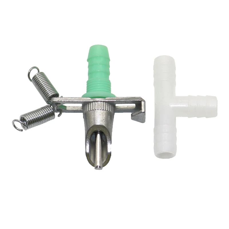 100 sets Rabbit nipple Drinking Green Water Interface 8mm