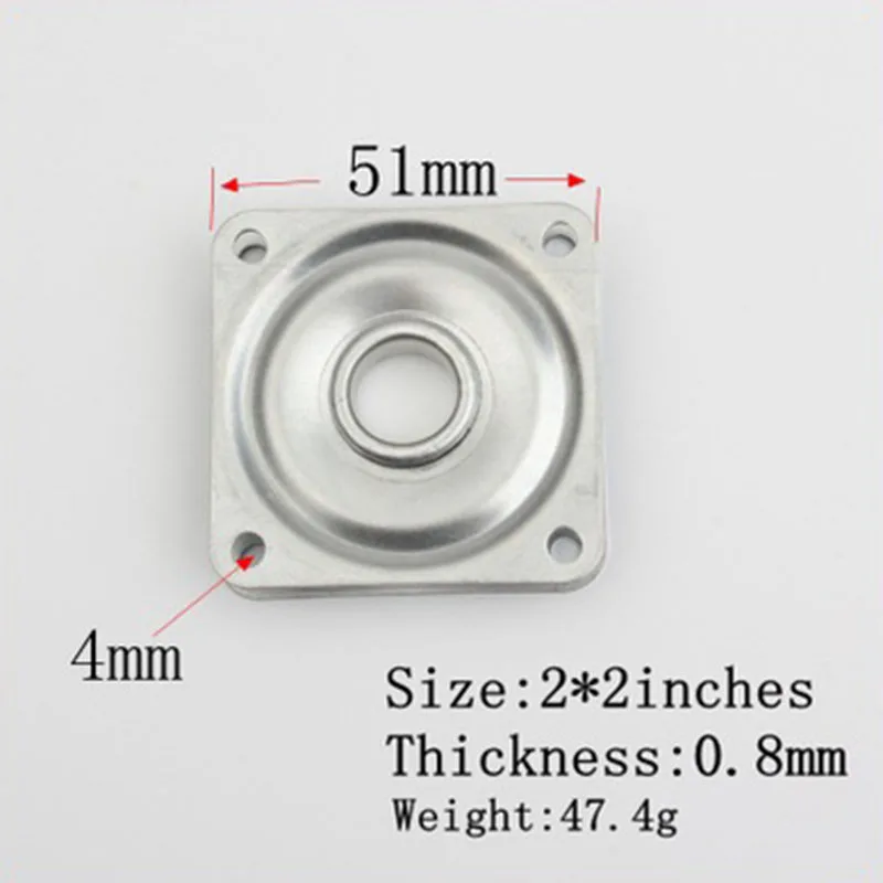 

1pc 360 Degree Heavy DutyBearing Rotating Turntable Plate Desk Table Galvanized