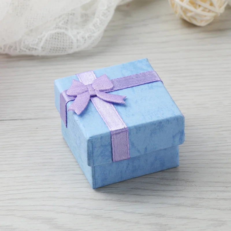 Royal Blue Birthday and Anniversary Engagement Zhanmai 12 Pieces Velvet Ring Earring Box Gift Jewelry Case Gift Boxes for Wedding