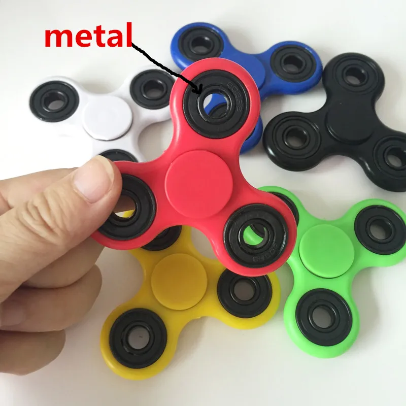 Fidget Spinner Finger ABS EDC Hand Spinner Tri For Kids Autism ADHD 8 Styles Anxiety Stress