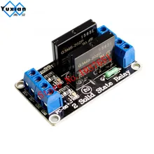 10 шт., 5 В/2 канала полупроводниковое реле низкого уровня твердотельные реле модуль 240V 2A