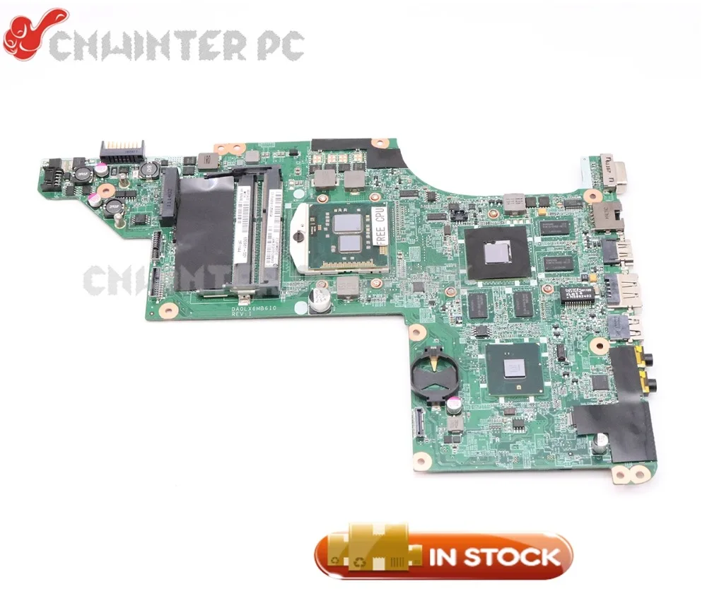 NOKOTION для HP pavilion DV7 DV7T 4000 материнская плата ноутбука HM55 HD5650M 1 ГБ Бесплатный ЦП