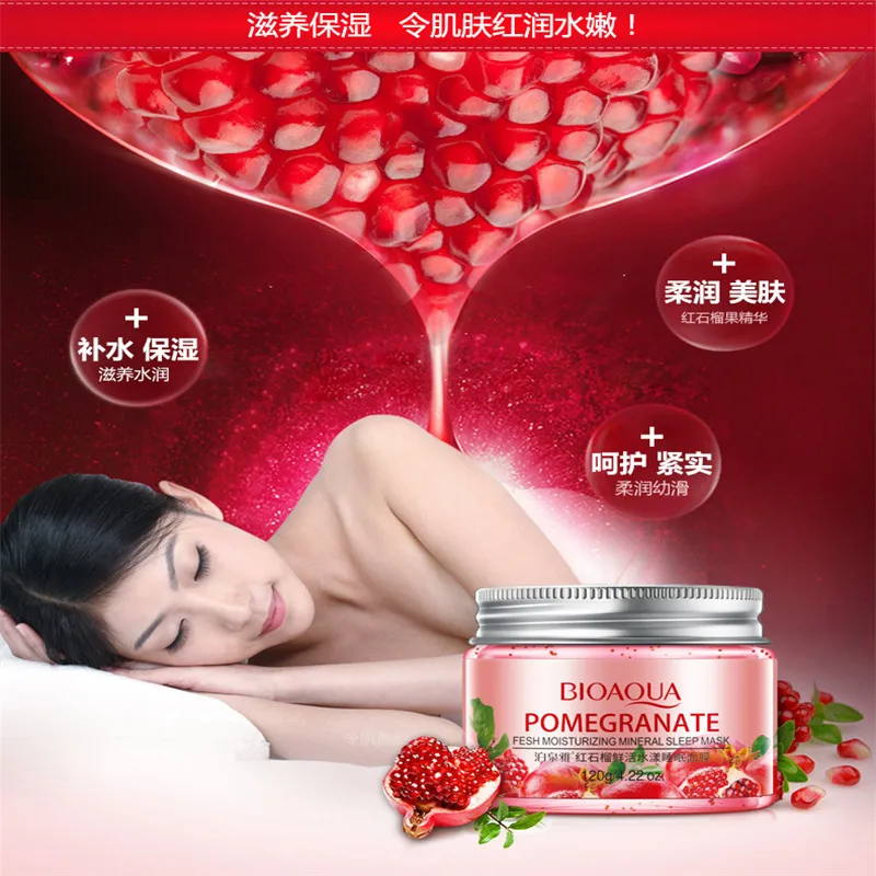 BIOAQUA Fruit Series Sleeping Mask Cream Essence Deep Moisturizing Hydrating Whitening Essence Whole Face Care 2