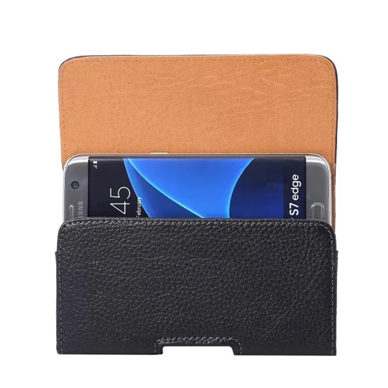 Missbuy Universal Phone Pouch Leather Waist Case For Samsung Galaxy J3 J5 J7 J330 J530 J730 Holster Bags Belt Cover