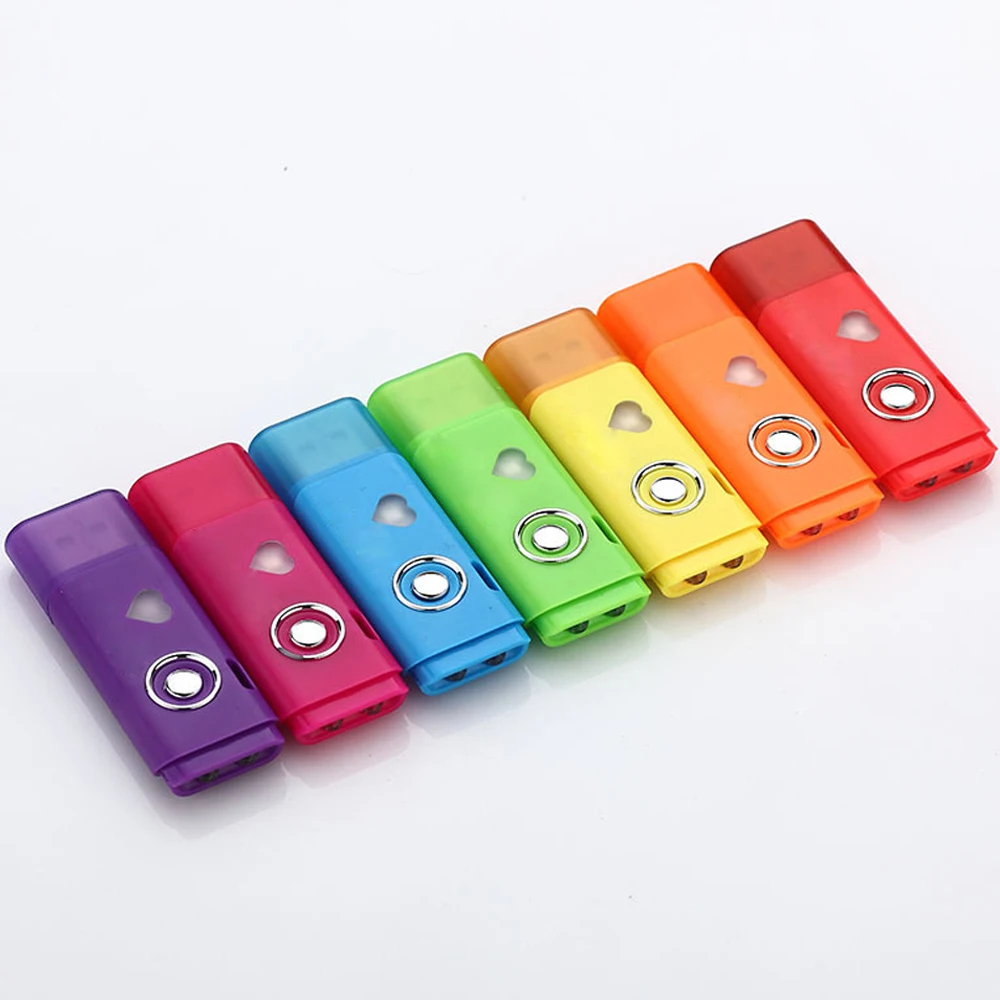 

Portable Mini USB Flashlight 2 in 1 Colorful Rechargeable Torch Holiday Night Light Emergency SOS Flash Lamp