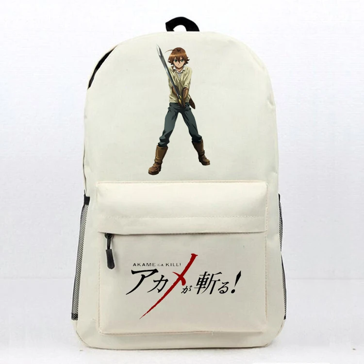 

Anime Akame Ga Kill School Backpack Daily Backpack Tatsumi Night Raid Printing Laptop Bag Womens Mens Travel Bag