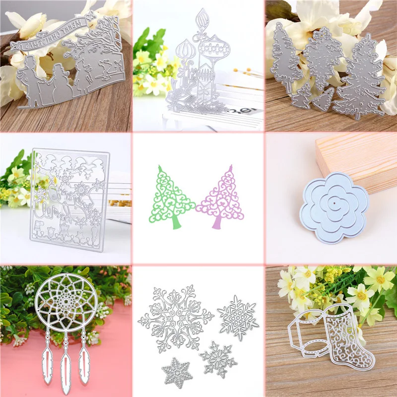 

Christmas Metal Cutting Dies Stencils for DIY Stamp Scrapbooking Chrisrtmas Cards Photo Album Decor Embossing Template Crafts