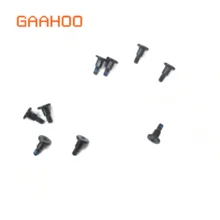 8 шт./лот, тонкие выпуклые винты Phillips для теплоотвода ноутбука M2x0.4x5.95(3), D4.85-5.15T0.9 сталь, черный цинк с Nylok