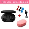pink cable earplug