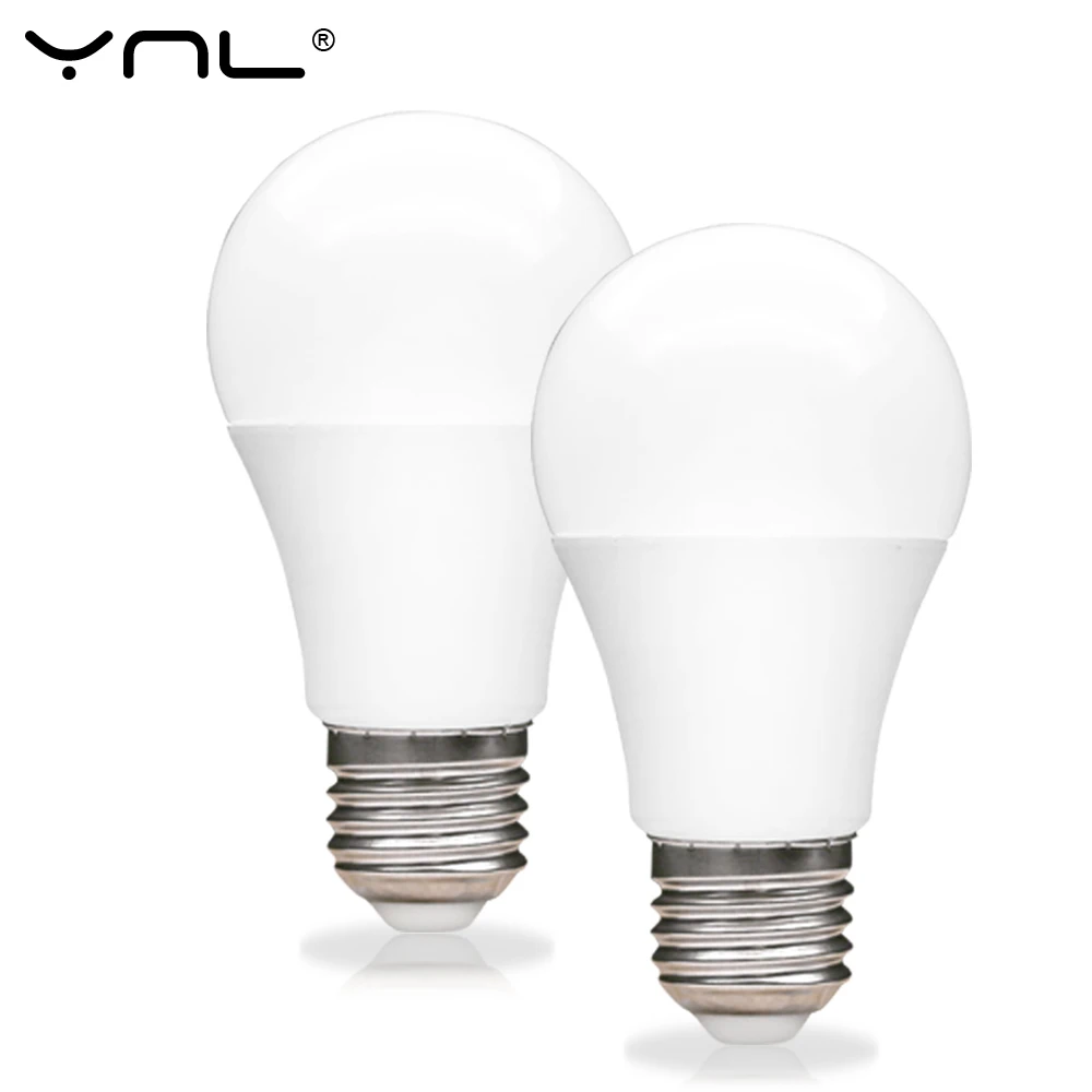 Bombilla LED E27 220 V 85-265 V 110 V bombilla de luz Real potencia 3 W 5 W 7 w 9 w 12 W 15 W 18 W bombilla lámpara LED de alto brillo de la lámpara Bombillas Bombilla LED E27 220 V 85-265 V 110 V bombilla de luz Real potencia 3 W 5 W 7 w 9 w 12 W 15 W 18 W bombilla lámpara LED de alto brillo de la lámpara Bombillas