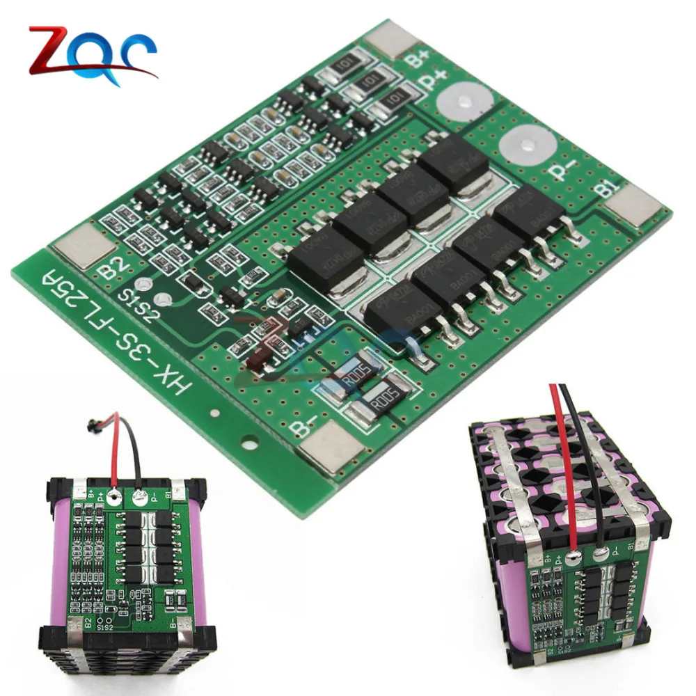 3S 25A Li-ion 18650 BMS PCM Battery Protection Board BMS PCM With Balance For li-ion Lipo Battery Cell Pack Module 12V 3S 25A Li-ion 18650 BMS PCM Battery Protection Board BMS PCM With Balance For li-ion Lipo Battery Cell Pack Module 12V