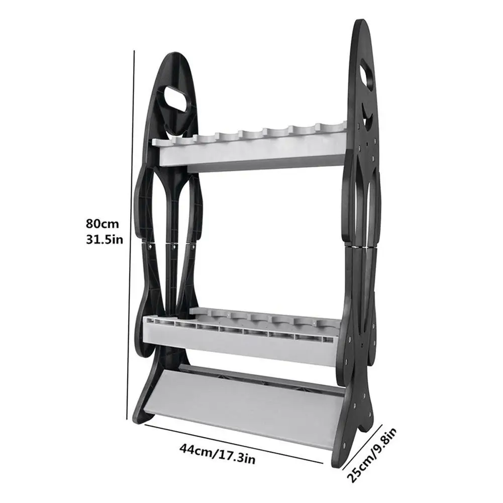 16 Удочка вешалка для хранения, Рыбалка Полюс стенд гараж Организатор вмещает любой тип стержня или пеший Туризм клещей держать его устойчив
