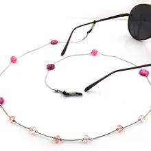 Женские винтажные очки ручной работы с камнями и бусинами, очки, солнцезащитные очки, цепочка для очков для чтения, шнур, держатель, ремешок на шею
