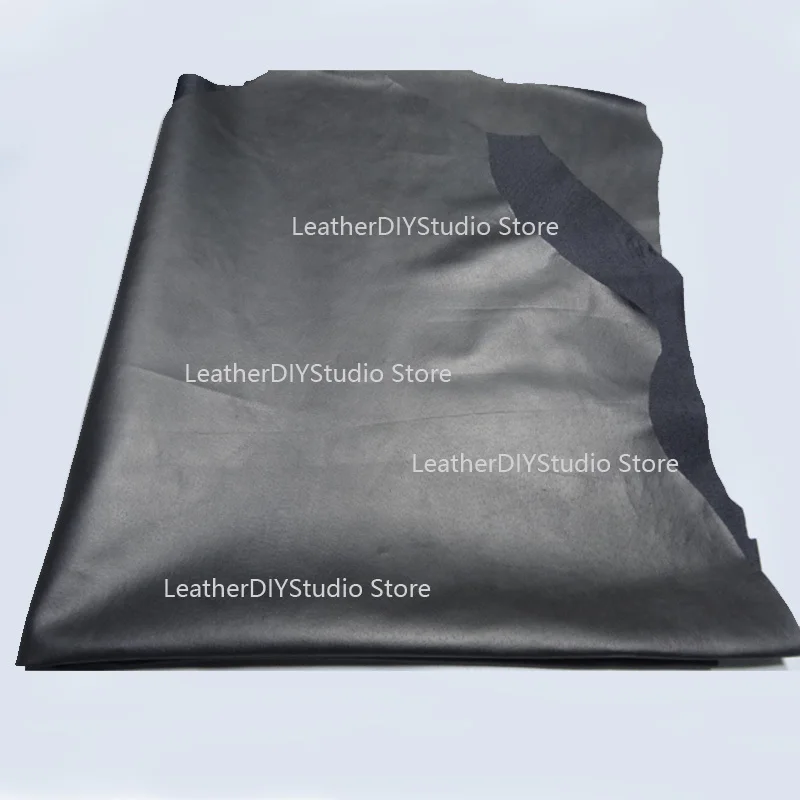 

Black Color Pig Leather Hide Skin Artificial Leather Piece for DIY Bag Shoes Lining Material Sewing Accessories 900x1100x0.5mm