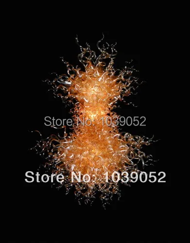 

Free Shipping Luxury Big Blown Glass Modern Crystal Lighting Chandelier