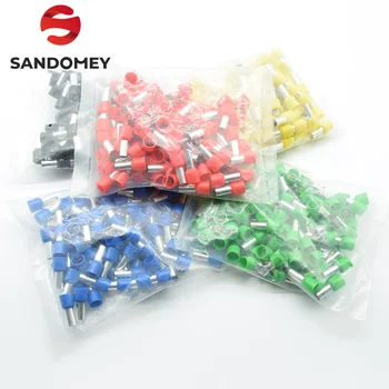 

E1612 Tube insulating terminals Cable Wire Connector Insulating Crimp Terminal Insulated Connector 100PCS/Pack