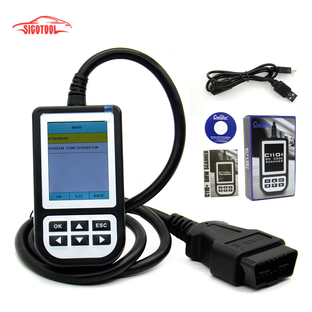 

Creator C110+ V5.9 for BMW Code Reader C110+ Code Scanner Free Shipping