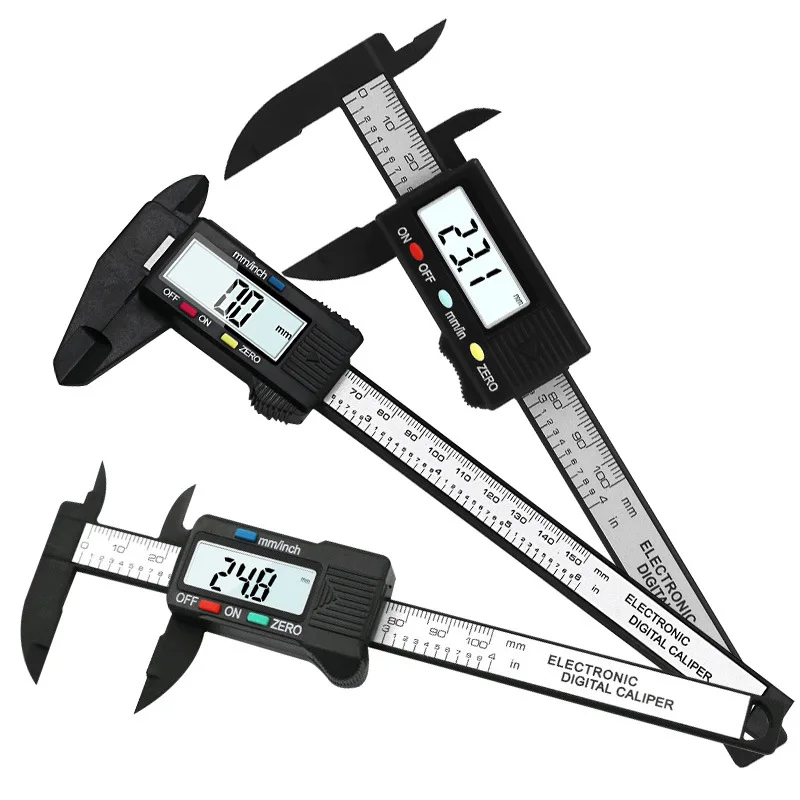 High precision electronic digital display caliper 100/150mm plastic