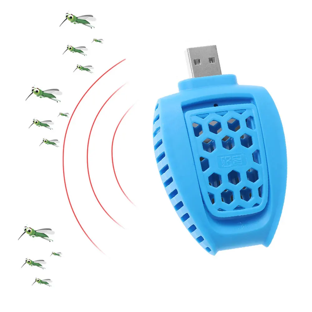 

Electric USB Anti Mosquito Repellent Heater With 2pcs Repellent Tablets Car-mounted Silent Zapper Non Radiative For Home Or Trav
