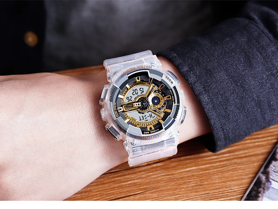 SANDA 298 G стильные мужские часы Лидирующий бренд Роскошные военные спортивные часы мужские S Shock мужские часы reloj hombre relogio masculino