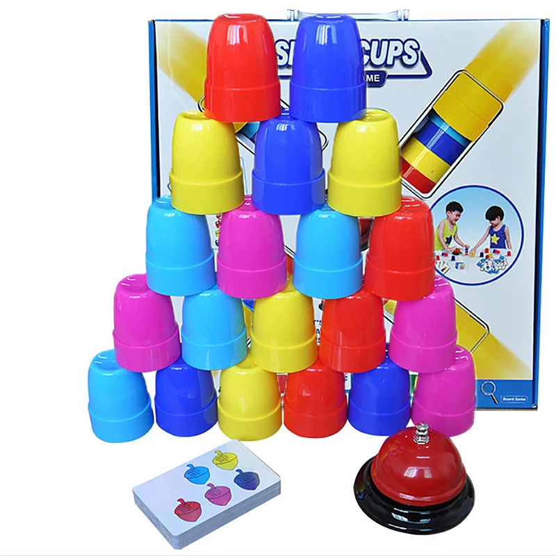 

Brain Warfare Quick-stack Cup Children's Table Games Enlightenment Learning Mother-Child Game Interactive Toy Gift