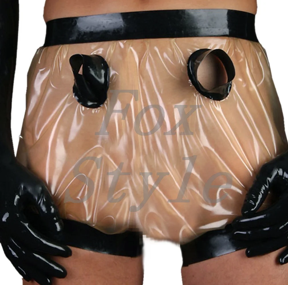 Сексуальные экзотические латексные брюки для мужчин
