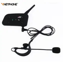 VNETPHONE V6C Professional футбол рефери гарнитура домофон комплект беспроводной Bluetooth арбитраж Monaural ушной крючок наушники 1200 м