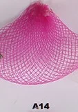 Мини шляпы чародей вечерние аксессуары для волос Свадебные шляпы много цвет и розничная Мода ручной 6 шт./лот - Цвет: hot pink