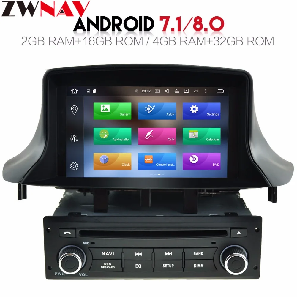 Android 8,0 автомобильный стерео dvd-плеер gps навигация для Renault Megane 3 Fluence 4 Гб ram видео мультимедиа радио головное устройство