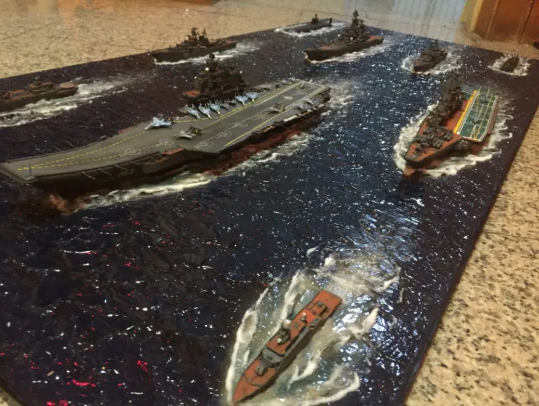 1: 700 диорама холодная война бывший советский военно морской самолет модель