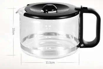 coffee maker part  IR8l71 household drip Coffee machine accessories 0.6L hand hold cafe pot coffee glass TEA pot