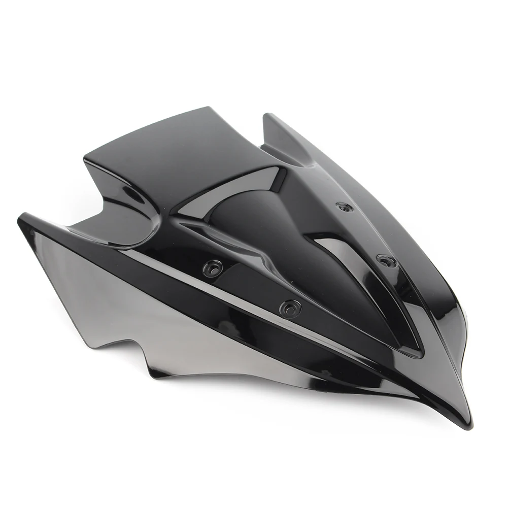 Ninja 300 205 мотоциклетное ветровое стекло для Kawasaki Z250 Z300 2013 Ветрозащитный дымчатое лобовое стекло - Цвет: Черный
