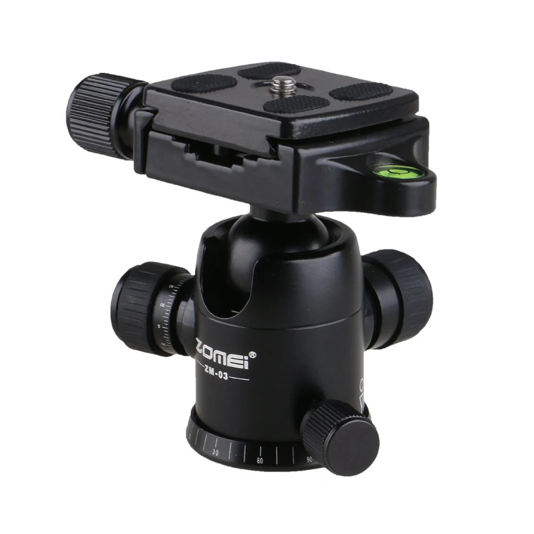 ZOMEi ZM 03 Photography Tripod Ball Head Ballhead+Quick Release Plate Pro Camera Tripod Max to