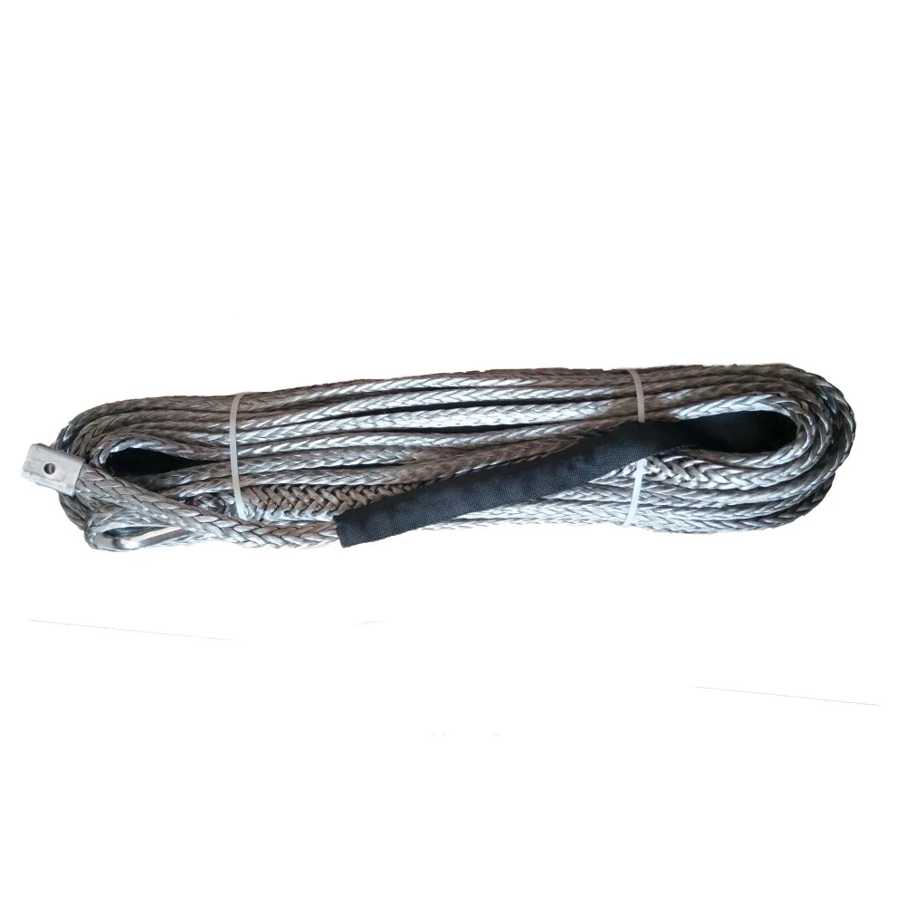 12mm X 28m Synthetic Winch Cable Rope For Atv/utv Towing Ropes Free