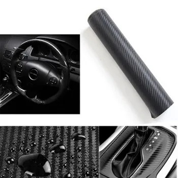 

Car stickers and Decals Motorcycle on Car Accessories Automobiles 3D Carbon Fiber Vinyl Car Wrap Sheet Roll Film 30cmx127cm