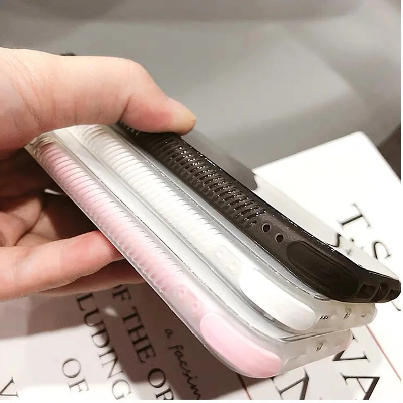 Slim Glitter Bling Powder Transparent Soft TPU Case Cover on sfor iPhone X 7 6 5s 8 Plus XR XS MAX SE 6s Shiny Phone Capa Coque  (5)