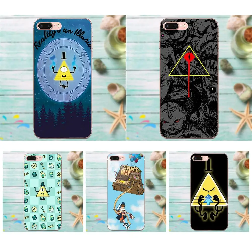 

TPU Capa Coque Gravity Falls Bill Cipher Characters For Xiaomi Note 3 4 Mi3 Mi4 Mi4C Mi4i Mi5 Mi 5S 5X 6 6X 8 SE A1 Max Mix 2