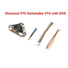 Happymodel Diamond VTX 5,8G 40CH 25-200mw переключаемый VTX с DVR RG178 антенный для FPV гоночный Дрон Квадрокоптер