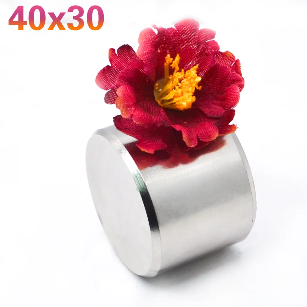 

1pc N52 Neodymium magnet 40x30 Super strong round powerful magnet permanent neodymium magnet replace MAGNET N52 40x30 MM