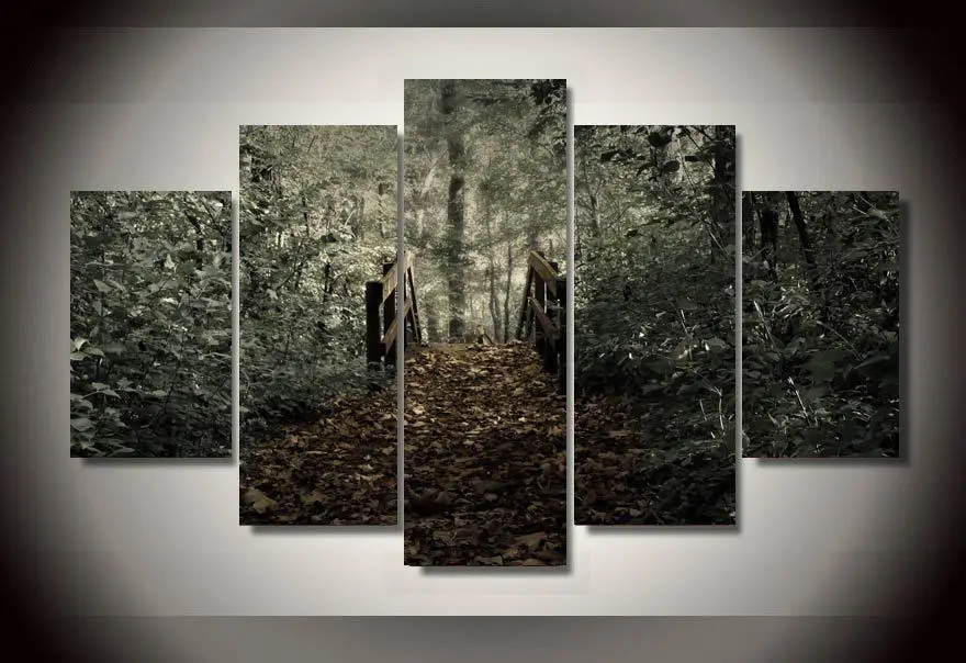 

Artistic originality Indoor Art Abstract Indoor Decor I 7 Tree Landscape print poster canvas 5 pieces