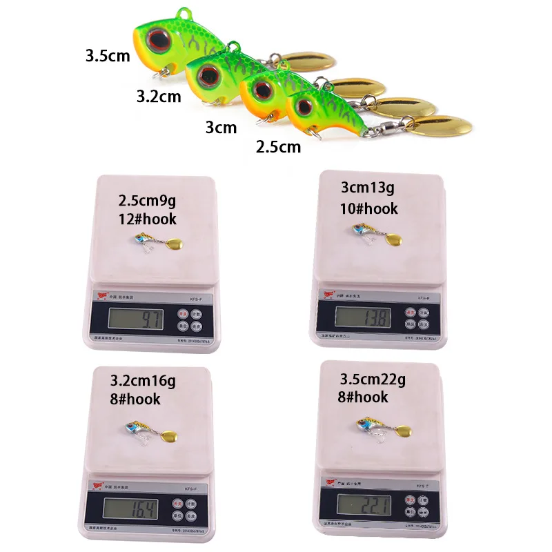 Металлическая мини-приманка с ложкой для рыбалки 8 г 11 г 15 г 21 г тонущие приманки вращающиеся хвост рыболовные снасти, воблер Вибрирующая блесна