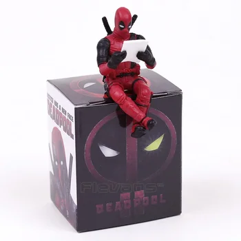 

Deadpool Sitting Ver. Mini Statue PVC Figure Toy Computer Screen Decoration Doll 6cm