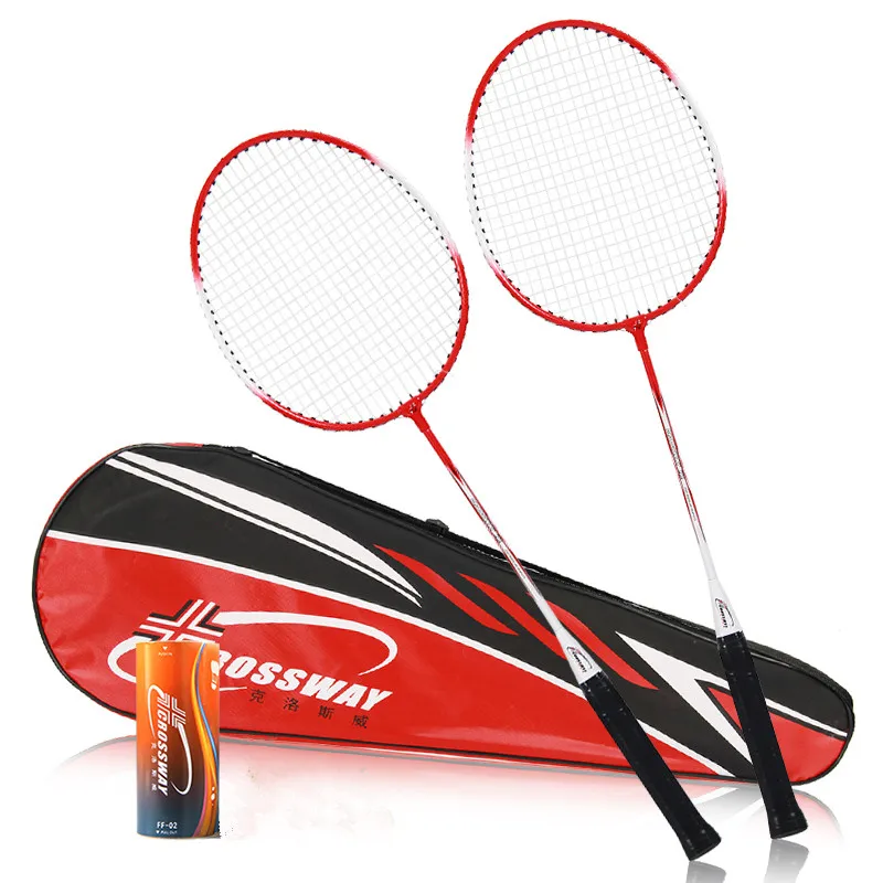 

2019 2Pcs Professional Badminton Rackets High Quality Crossway Badminton Sports Racquet Sports Racket