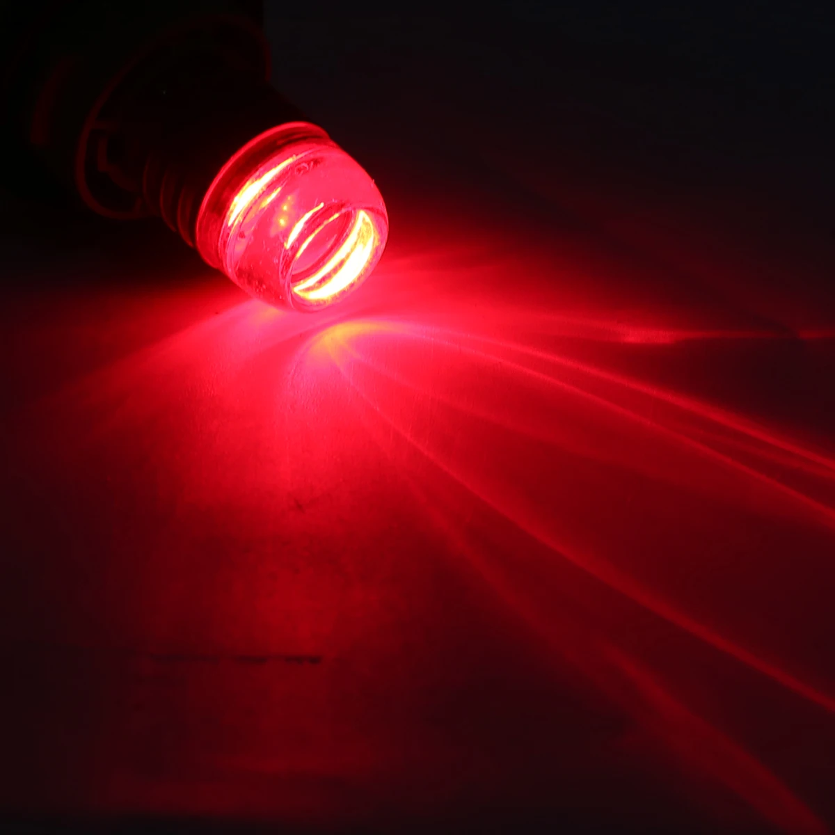 2Pcs 1157 2357 LED Car Tail Brake Light Lamp 6W 12V Strobe Flashing Red Projector Bulb For Car Trucks