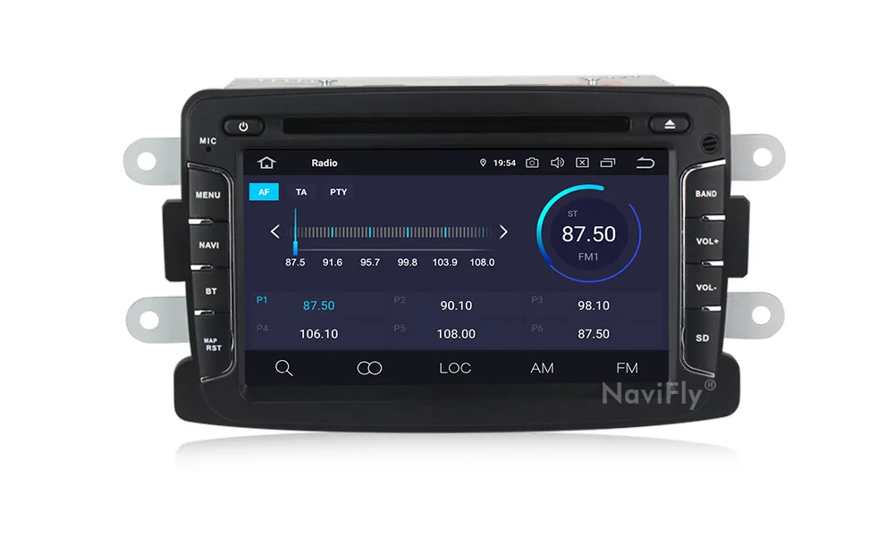 Sale NaviFly IPS+DSP Android 9.0 car radio gps for Lada Xray 2/Dacia/Sandero/Duster/Logan/Dokker/Lodgy/Captur Mirror Link Auto DVD 15