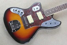 top quality factory custom Ja guar left hand sunburst 6 strings musical instrument electric guitar Free shipping 81
