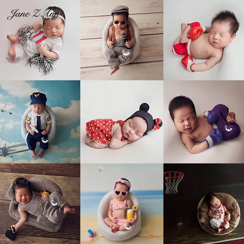 جين Z آن الوليد صور الدعائم الطفل الإبداعية موضوع الشرطة المغني المصفقين الشاطئ سيدة زي استوديو اطلاق النار فكرة