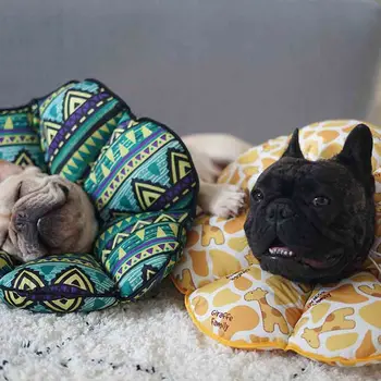 

1PC Flower Pattern Pet Cats Dogs Elizabethan Collar Recovery Pet Cone Protective Cover Elizabethan Collar Hot Sale