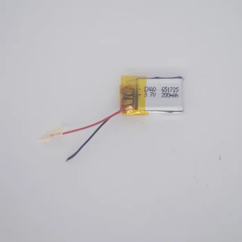 

3.7 V Polymer Lithium Battery 651725 Bluetooth MP3 Recorder Recorder Camera Toy Recorder