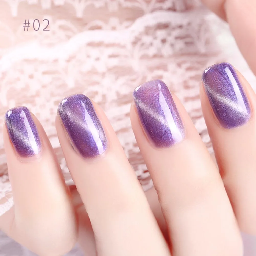 

UV Gel Nail Polish Long Lasting Glitter Cat Eye Tips Decoration Gel Varnish for Manicure Pedicure SSwell
